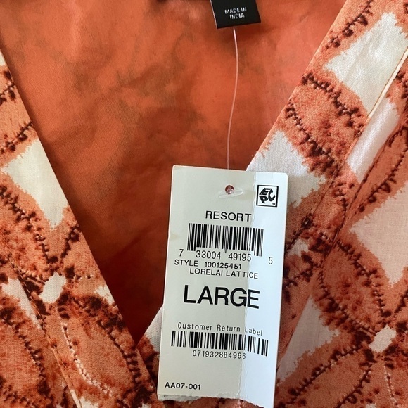 New Inc International Ruffle Maxi Dress Large - Picture 2 of 5